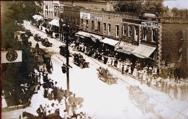 Parade along Danville's Main Street