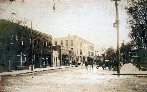 South side of courthouse square