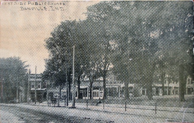 West side of courthouse square