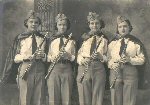 Danville High School band quartet
