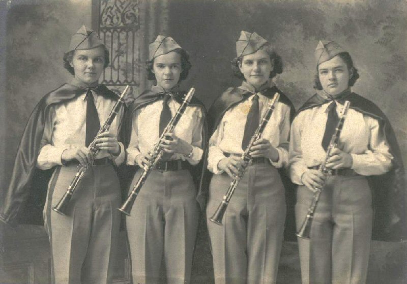 photo of Danville High School band quartet