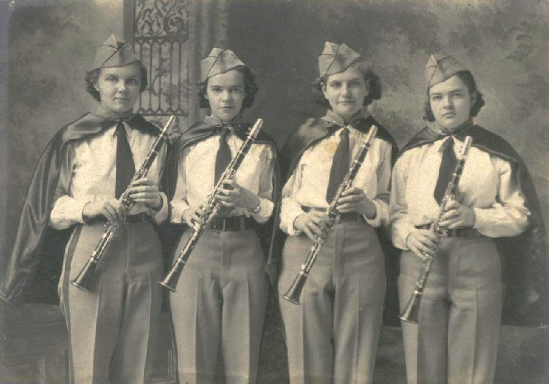 photo of Danville High School band quartet
