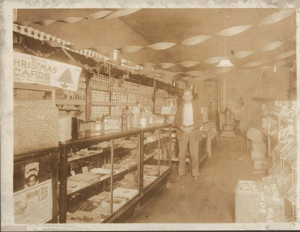 photo inside H.C. Gibson's grocery store