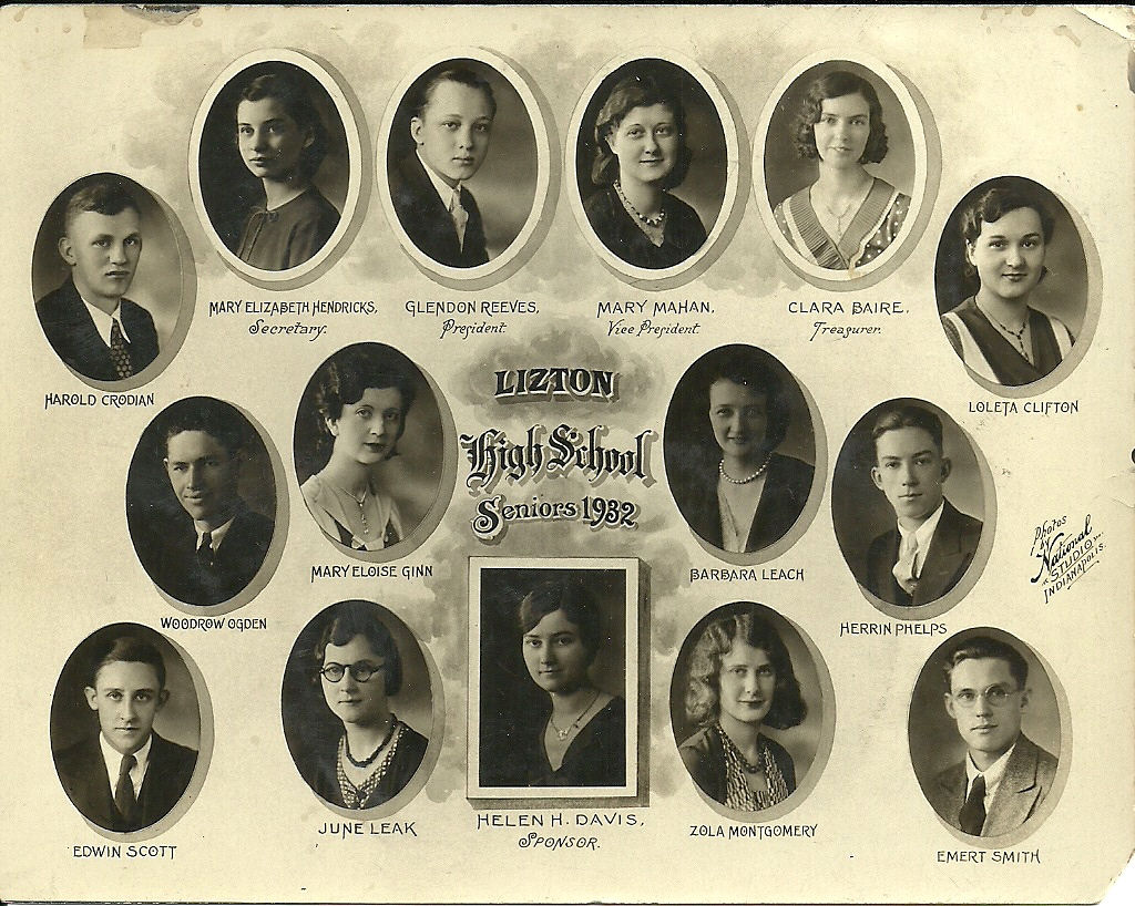 Lizton High School Class of 1932